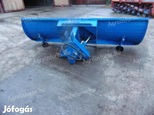 Hótól tolólap 170 cm széles kissebb traktorra hidraulikus fordítású