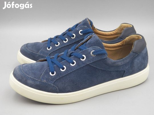 Hotter farmerkék velúrbőr félcipő, 37 / 37,5