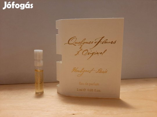 Houbigant Quelques Fleurs L' Original edp 2 ml-es illatminta
