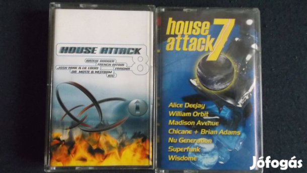 House Attack eredeti magnókazetta magnó kazetta többféle