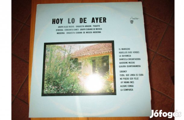 Hoy lo de ayer bakelit hanglemez eladó