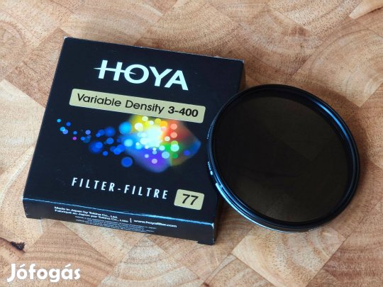 Hoya Variable Density 77mm ND szűrő változtatható szürke Vnd 3-400