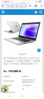 Hp probbok laptop