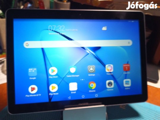 Huawei Mediapad T3 10 Colos - TAB+Töltő - Müködőképes
