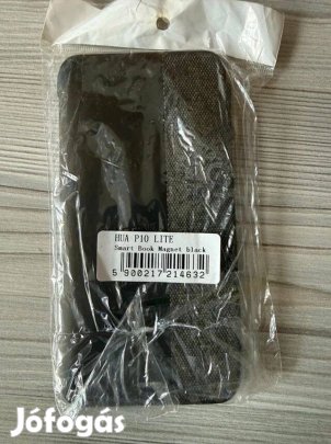 Huawei P10 Lite Smart Magnet Book tok sötétszürke, bontatlan