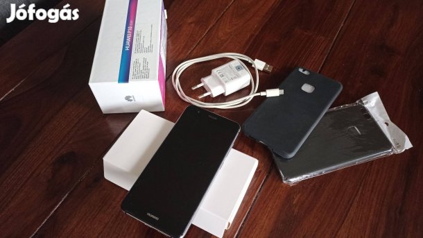 Huawei P10 Lite jó állapotú mobiltelefon minden tartozékkal, dobozzal,