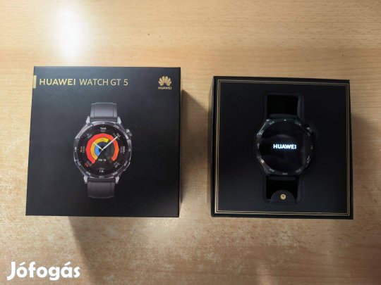 Huawei Watch GT 5 Okosóra 46mm Black Media Markt Garis !