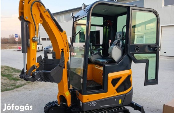 Huayee HY18 Kabinos minikotró 3 hengeres dízel motorral készletről