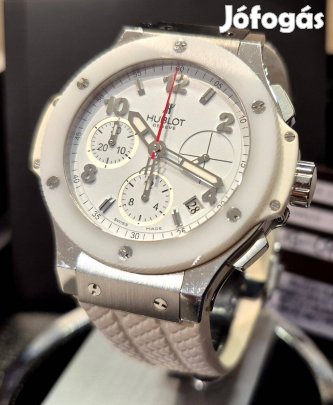 Hublot Big Bang 41 White unisex karóra kompletten eladó,csere!