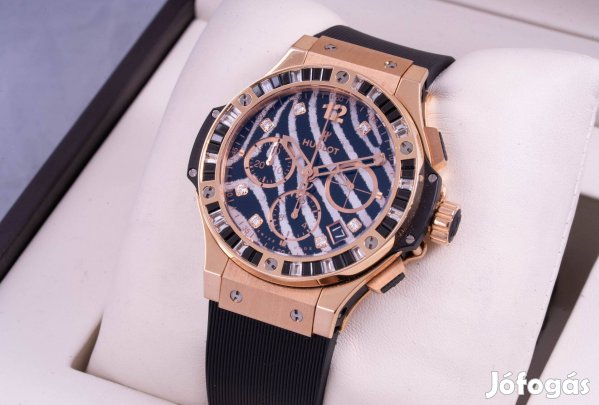 Hublot Big Bang Gold Zebra Diamonds