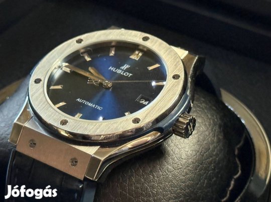 Hublot Classic Fusion Titanium 45mm Blue - hibátlan, garanciális