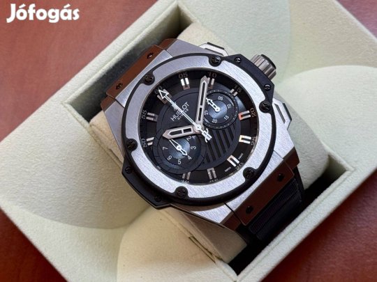 Hublot King Power Foudroyante Zirconium 48 szervizelve garanciálisan