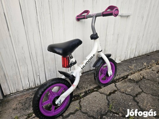 Hudora futóbicikli kisgyerekeknek fehér lila 