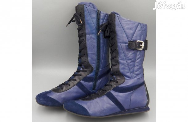 Hugo BOSS puha bőr csizma, 39 / 40 -es méretre