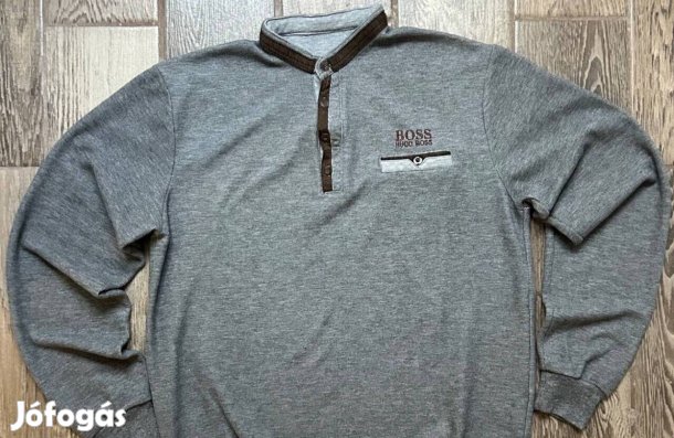 Hugo Boss hosszú ujjú felső M szürke