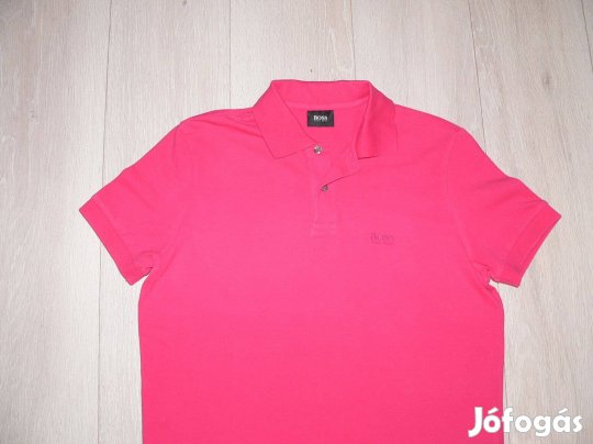 Hugo Boss rövid ujjú galléros póló (M)