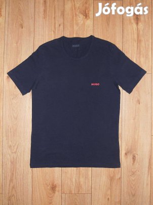 Hugo Boss sötétkék rövid ujjú póló (streccs L-es)