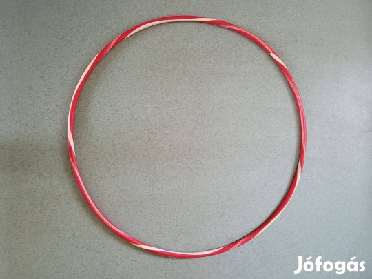 Hulahopp karika piros-sárga-fehér 90cm