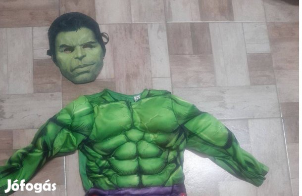 Hulk jelmez 5-6 évesre