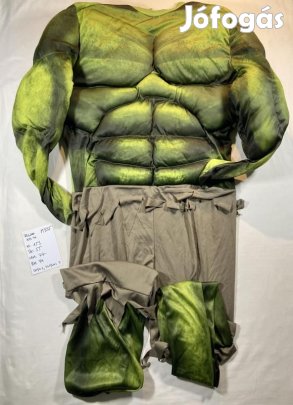 Hulk jelmez, szuperhős jelmez, felnőtt jelmez M335