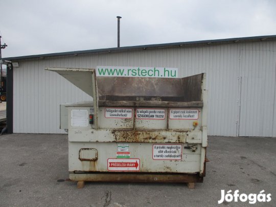 Hulladék tömörítő bálázó prés papírbálázó hulladékprés (3409)