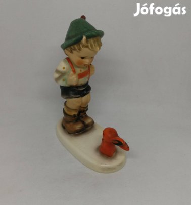 Hummel goebel porcelán Vadász kisfiú nyuszival!