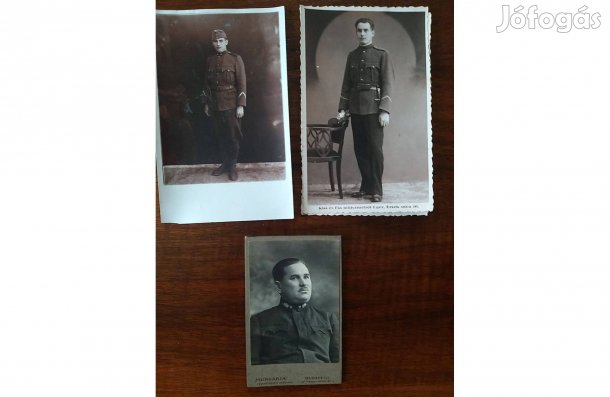 Hungária Fényképészeti Társaság, katona fotók 1937.,vizitkártya