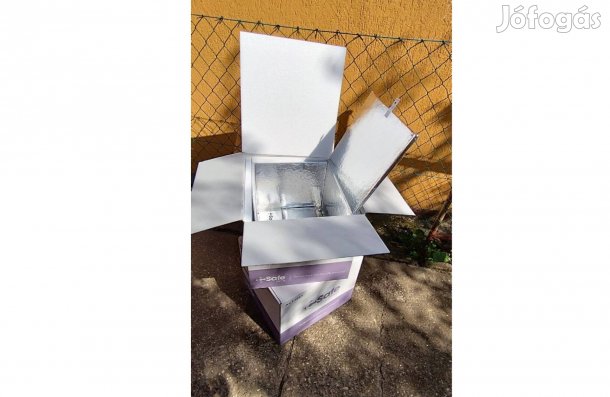 Hungarocell hőtükros doboz, jég akkuval