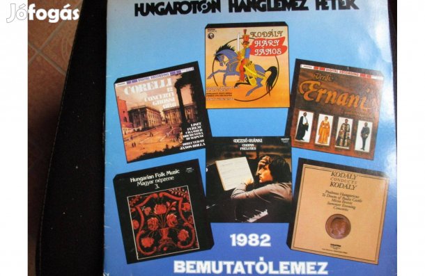 Hungaroton hanglemez hetek bakelit bemutatólemez eladó