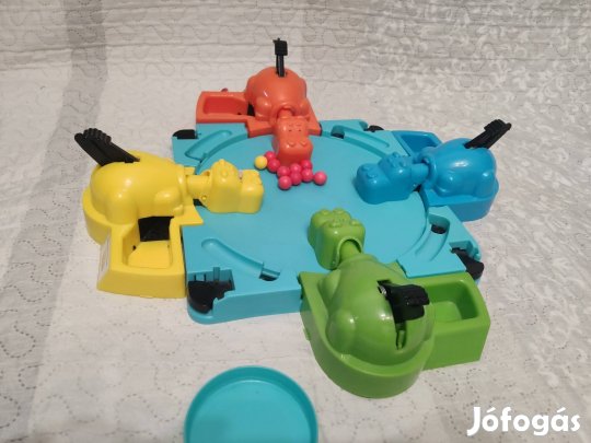 Hungry Hippos éhes vízilovak ügyességi játék
