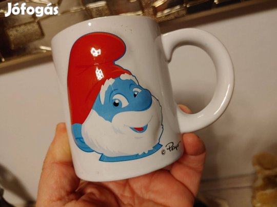 Hupikék törpikék Törp papa bögre