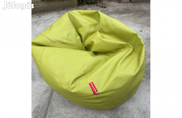 Huppanj Bele babzsákfotel, textilbőr, kb. 90 cm átmérőjű