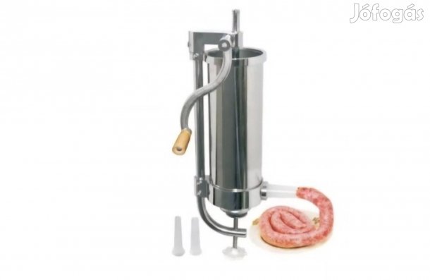 Hurkatöltő és kolbásztöltő 5kg rozsdamentes töltő töltö 5liter álló új