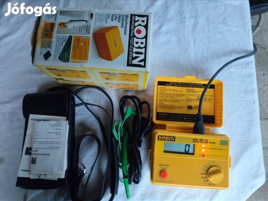 Hurokellenállás földelés mérő műszer Fluke Metrel Megger 