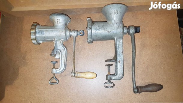 Húsdaráló csomag: 8-as 10-es + alkatrész, rögzíthető hús daráló