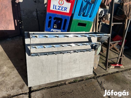 Húskampó rozsdamentes húsakasztó tábla kampók nagyméretű Kecskeméten