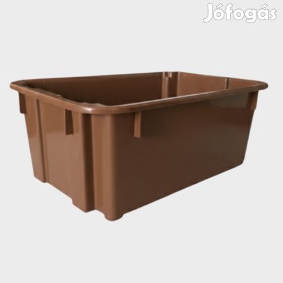 Húsos láda II. osztályú barna (szüretelő láda)