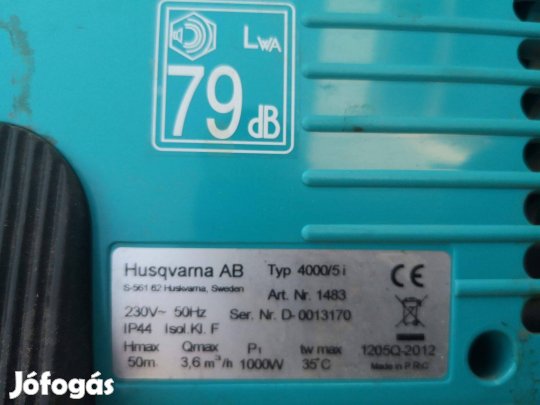 Husquarna 4000/5i szivattyú