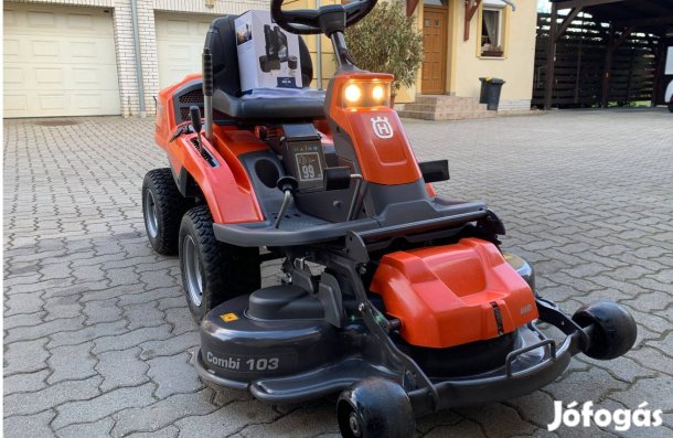 Husqvarna R216T AWD rider fűnyíró traktor újszerű!