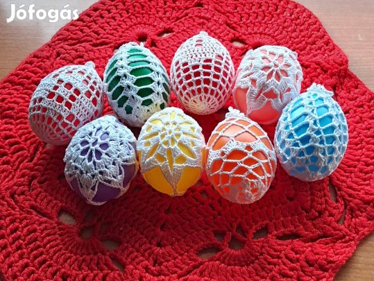 Húsvét horgolt tojás 6 cm