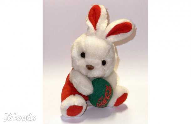 Húsvéti Coca-Cola nyuszi plüss Coca Cola nyuszi plüssfigura