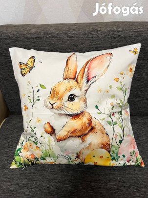 Húsvéti, nyuszis párnahuzat, huzat* 50X50 cm Új