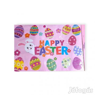 Húsvéti ablakmatrica tojás Boldog húsvétot 30 × 44 cm