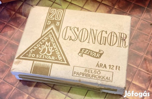 Húsvéti ajándék ötlet! Gyűjtőknek! Bontatlan csomag Csongor szivar