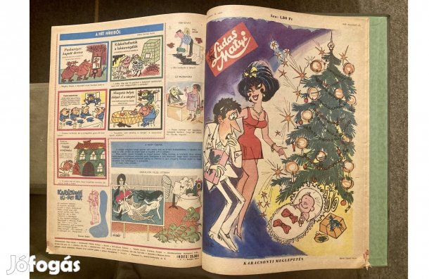 Húsvéti ajándék ötlet! Teljes évfolyam 1969-es Ludas Matyi egybe kötve