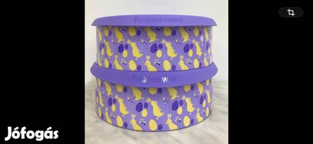 Húsvéti akció! Tupperware 2db nyuszis tál 2,4l Új