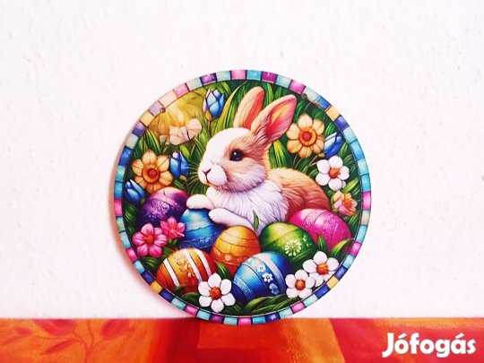 Húsvéti dísz, dekoráció, ajtódísz, fali dekoráció, átmérő 20 cm