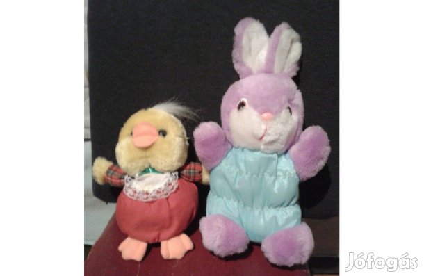 Húsvéti plüss állat, csibe, nyuszi, játék