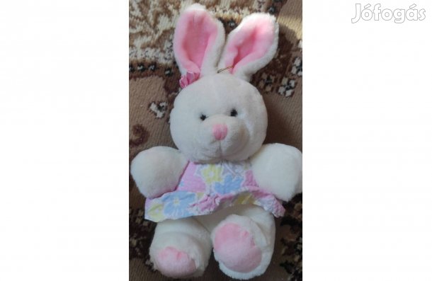 Húsvéti plüss nyuszi kb. 30cm, tiszta