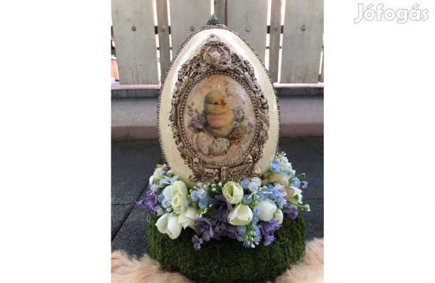 Húsvéti tojás asztaldísz dekoráció